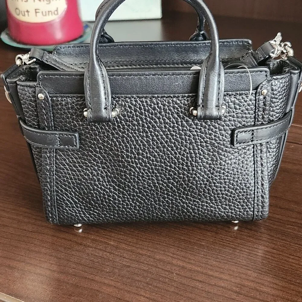 Black Coach mini bag- Brand New w/tags on - Picture 2 of 4